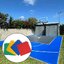พื้นสนามบาส/แป้น HOME GYM ขนาด8x10m