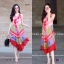 Dress เดรสแขนกุดมัดย้อม TW8811