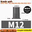 รีเวทนัท สแตนเลส 304 สีดำ หัวน็อตรีเวท รีเว็ต M3 M4 M5 M6 M8 M10 M12 Rivet Nut SUS304 Stainless 304