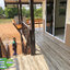 5-035 บ้านน็อคดาวน์ยกสูง 2 เมตร ทรงจั่วมุกซ้อน สีน้ำตาล