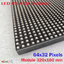 LED P5 OUTDOOR RGB โมดูลสีเต็มจอแสดงผล LED 64x32 พิกเซลแผง Dot Matrix จอแสดงผล P5 SMD RGB โมดูล