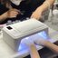 เครื่องอบเล็บเจล UV/LED 72W มีเบาะรองมือ เครื่องใหญ่ อบได้2มือพร้อมกัน