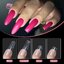 เล็บปลอมPVC ทิปปลาย Soft gel tips ต่อปลายเล็บ ผิวด้านไม่ต้องตะไบ 240ชิ้น/กล่อง