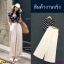 Set 2 ชิ้น เสื้อแขนกุดลายจุด + กสงเกงขายาว TW6388-กรมท่า