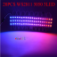 WS2811 5050 3 LED 12V กันน้ำไฟ LED โมดูล RGB ฟูลคัลเลอร์ 20PCS แผงสีขาว
