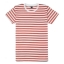 เสื้อยืดคอกลมลายทาง ริ้ว1เซนติเมตร S010 (สีส้มโอรส)