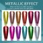 สีทาเล็บเมทัลลิค Metallic สีทาเล็บกระจก ไม่ต้องอบ แบรนด์Misscheering 7.5ml
