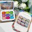 สีเจลเพ้นท์ สีเจลทำออมเบรย์ สีเจลไล่สี ใช้ทาได้ สีสดใส แบบตลับ 9สี/เซต