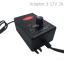 อะแดปเตอร์ ปรับค่าได้ 3-12V 2A หัวแจ๊ก 5.5x2.5mm Adjustable Power Adapter Supply