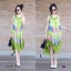 Dress เดรสแขนกุดมัดย้อม TW8811