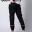 กางเกง JOGGER พรีเมี่ยม ผ้า COTTON รหัส SST 615 B สีดำ แถบดำเคปล่า SUMMER SALE