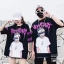 เสื้อยืด Street Fashion Oversize สีดำ NEW STRAT