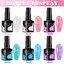 สีทาเล็บ เจลกลิตเตอร์ทาเล็บ เจลกากเพชร สีพาสเทล มีให้เลือก6สี 7.5ml