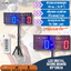 ป้ายสกอร์บอร์ด LED ป้ายนับสกอร์ สกอร์บอร์ด ป้ายคะแนนกีฬา ดิจิตอล มีรีโมท 67*26 cm ตัวเลขสูง 6.3" /16 cm