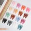 ผงขัดเล็บ อายแชโดว์ขัดเล็บ ผงไล่สีเล็บแบบตลับ ผงขัดเล็บอัดแข็ง 16สี/เซต