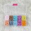 ลูกปัด Glass Beads 2-4มิลลิเมตร เม็ดทราย ลูกปัดแก้วมุก ใส ด้าน DIY สร้อยคอ สร้อยข้อมือ เครื่องประดับ ประมาณ กล่องละ +- 2000ชิ้น คละสี 10สี