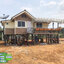 5-035 บ้านน็อคดาวน์ยกสูง 2 เมตร ทรงจั่วมุกซ้อน สีน้ำตาล