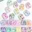กลิตเตอร์แต่งเล็บ กลิตเตอร์รูปหัวใจ 12สี