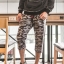 กางเกง Jogger ขาจั๊ม สามส่วน ผ้าวอร์ม WT381 TAX Panther W เสือดำ SUMMER SALE