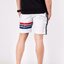 กางเกงขาสั้น พรีเมี่ยม ผ้า COTTON รหัส SST 222 TAX JAP RedBlue สีขาว แถบแดงน้ำเงิน