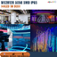 ไฟพิกเซล ไฟเส้น แถบริบบิ้นไฟ ไฟกระพริบ 5V WS2812B 5050 SMD IP65 144/M 1M LED Pixel Strip Light Ribbon RGB Full-Color