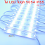 LED Module สีขาว 5054 12V IP65 ไฟป้ายโฆษณา ไฟอักษร[ขายเป็นแผง 20ตัว]