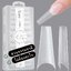 เล็บปลอมPVC ทิปปลาย Soft gel tips ต่อปลายเล็บ ผิวด้านไม่ต้องตะไบ 240ชิ้น/กล่อง
