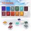 สีเพ้นท์เมทัลลิค สีเพ้นท์เล็บMetallic สีกระจกเพ้นท์เล็บ (1set/12สี)