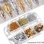 ฟอยล์แต่งเล็บ ฟอยล์ติดเล็บ ฟอยล์DIY สีเงิน,ทอง,ทองแดง