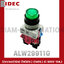 IDEC Push Button Switch ALW29911G Green (NEW)