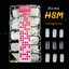 เล็บปลอมเกาหลี HSM เกรดพรีเมี่ยม มีครบ3สี (0-9 500ชิ้น)