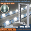 เส้นไฟ LED 100cm. 18LED สำหรับตู้ไฟ กล่องไฟ 2หน้า SMD 3030 12V lamp ราคาต่อ 10เส้น LED Module โมดูลแท่งอลูมิเนียมมีเลนส์กระจายแสง 11000K