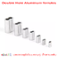 ร่องคู่แบบเลขแปด ปลอกอลูมิเนียมร่องคู่ ปลอกสลิงร่องคู่ ปลอกย้ำสายสลิง Double-Hole Aluminum ferrules