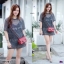 เซต #สาวอวบ เสื้อสายเดี่ยวสกรีนBaby girl+เสื้อซีทรู TW5793