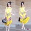 Dress เดรสแขนกุดมัดย้อม TW8811