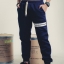 กางเกง jogger ขาจั๊ม ผ้าวอร์ม สี 612 กรมท่า