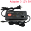AC / DC อะแดปเตอร์ ปรับโวลท์ได้ 3.5 - 12V มี Volt Meter ในตัว Adapter 3.5 -12V ขนาดแจ๊ค 5.5 x 2.1MM หม้อแปลง อแดปเตอร์แปลงไฟ AC/DC Adjustable Power Adapter Supply 3.5 -12V 5A 60W Speed Control Volt Display