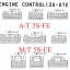 หนังสือ วงจรไฟฟ้า (wiring diagram) รถยนต์ TOYOTA MR2 ปี 1991 เครื่องยนต์ 3S-GTE, 5S-FE(A/t) กล่องเกียร์รวม ,(M/t)