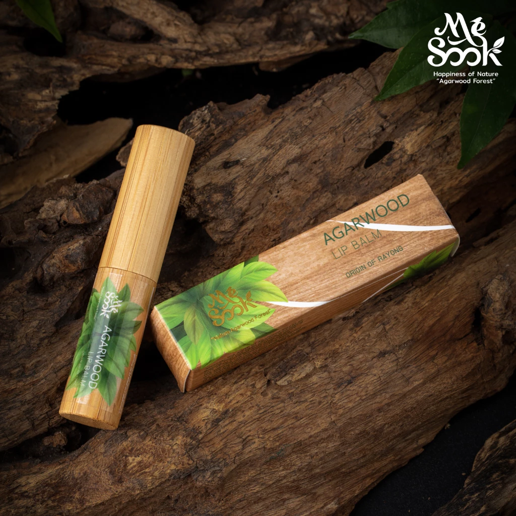 สีผึ้งกฤษณาทาปาก ให้ความชุ่มชื่น ริมฝีปากดูเอิบอิ่ม (5g.) รหัส 113-MS-025