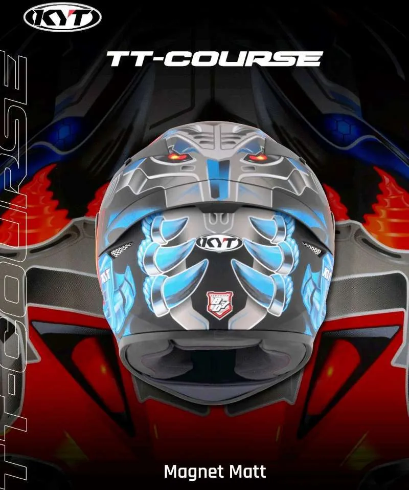 KYT รุ่น TT-Course ลายแข่ง MAGNET MATT Replica