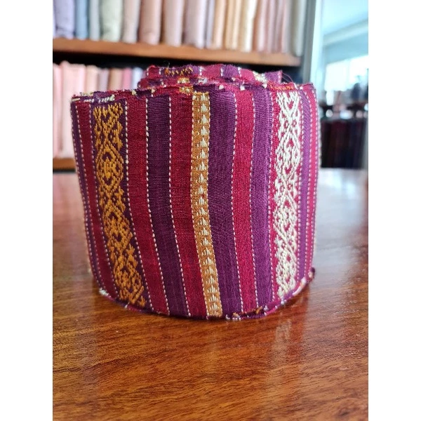 หัวซิ่นไหมแท้ทอยกขิดไหมแท้ สีคละสี รหัส WN-119-042268162