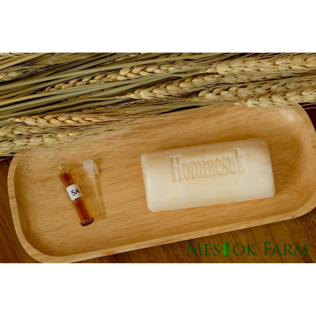 สบู่กฤษณาน้ำนมข้าวหอมมะลิ signature ใช้ได้ทั้งผิวหน้าและผิวกาย (100g.) รหัส 113-MS-006