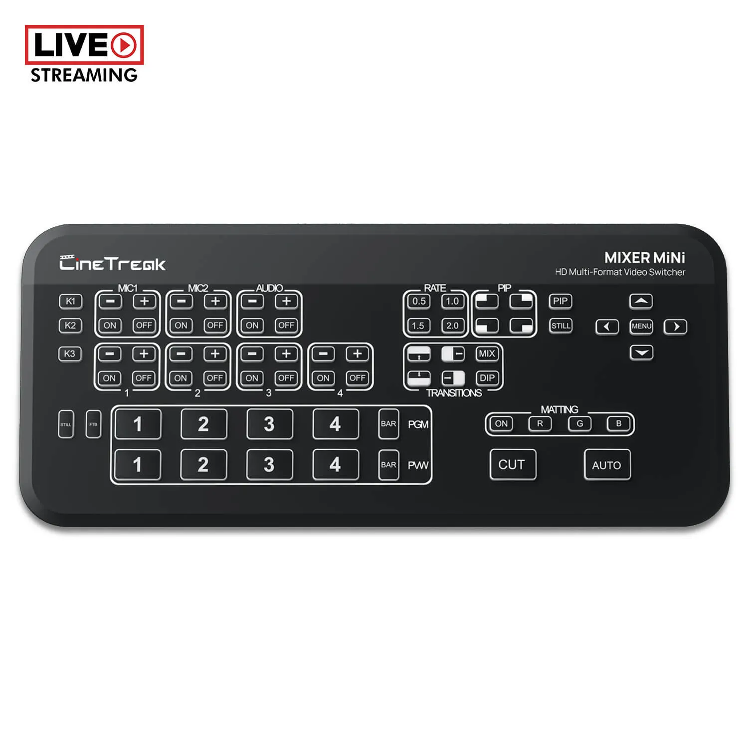 ออกใบกำกับได้ Cinetreak Mixer Mini Multi-Format Video Mixer Switcher 4 HDMI Inputs with USB 3.0 Video Capture PIP Live