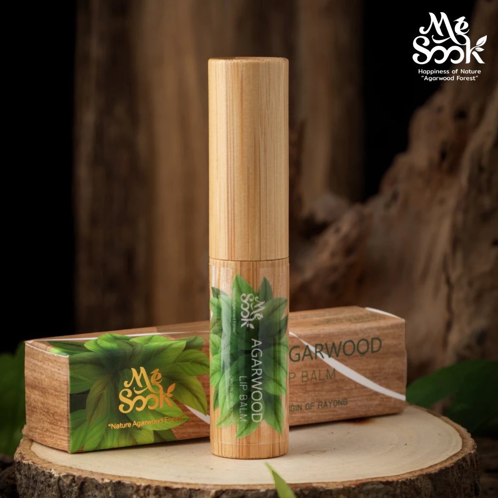 สีผึ้งกฤษณาทาปาก ให้ความชุ่มชื่น ริมฝีปากดูเอิบอิ่ม (5g.) รหัส 113-MS-025